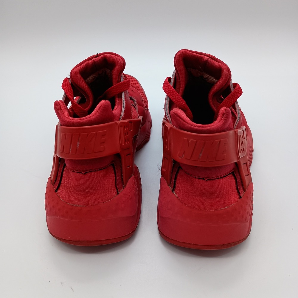 Nike Air Huarache Run GS Red Sneakers Youth Size 5.5Y - Picture 4 of 7
